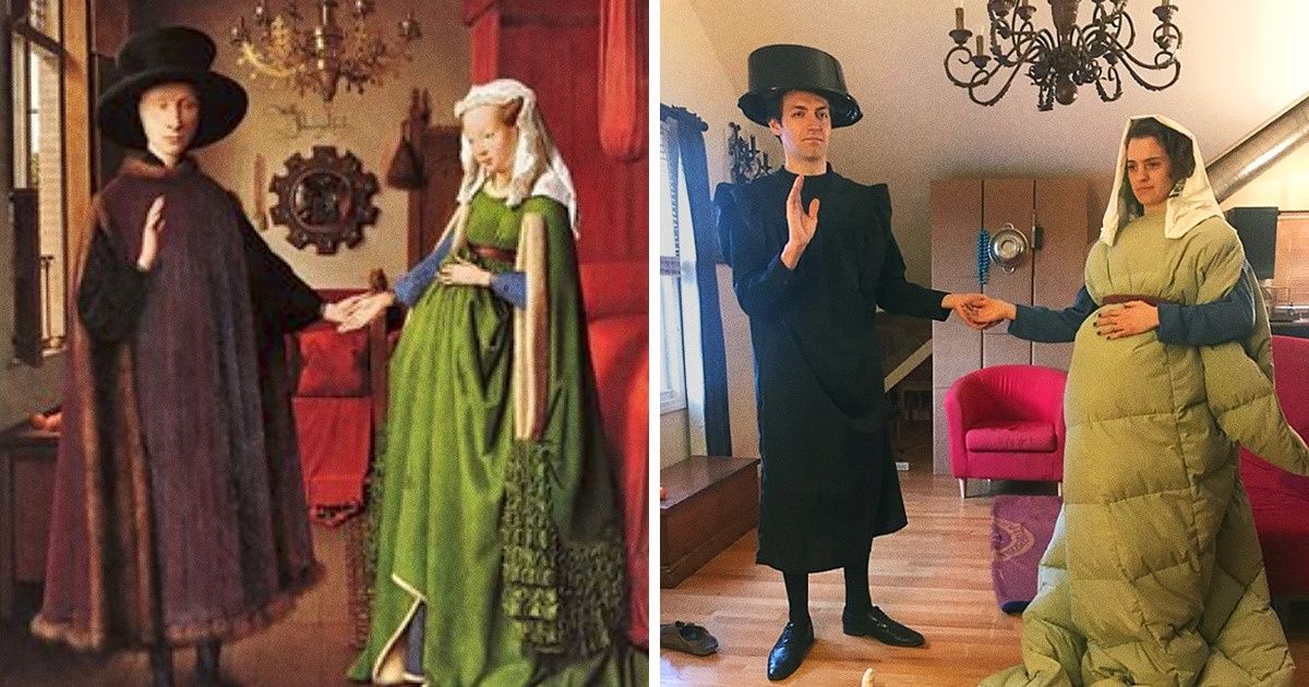 20+ People That Recreated Art Masterpieces and Had a Blast Online 20+ People That Recreated Art Masterpieces and Had a Blast Online
