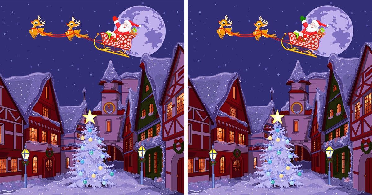 Get Festive by Spotting What’s Different in These Winter Wonderland Scenes