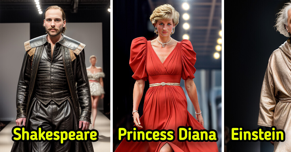 We Asked AI What Historical Icons Would Look Like If They Were Supermodels