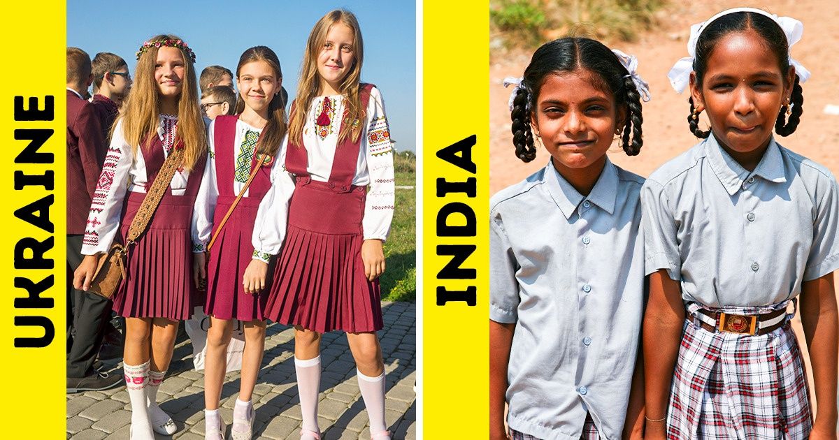 indian school uniforms in public schools for girls