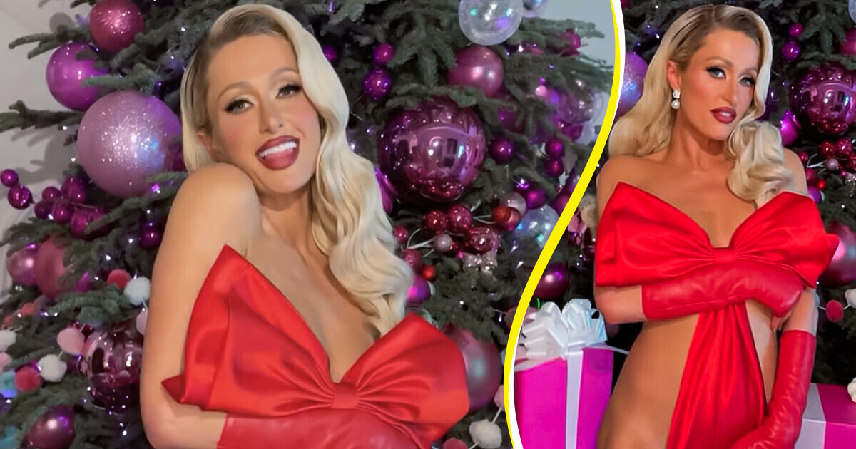 Paris Hilton Shocks in Daring Christmas Post — People Notice One Detail /  Bright Side