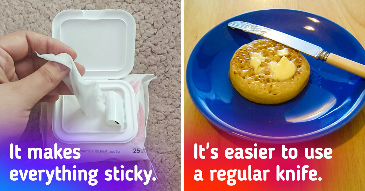 14 Household Items That Aren't as Useful as Manufacturers Want Us to  Believe / Bright Side