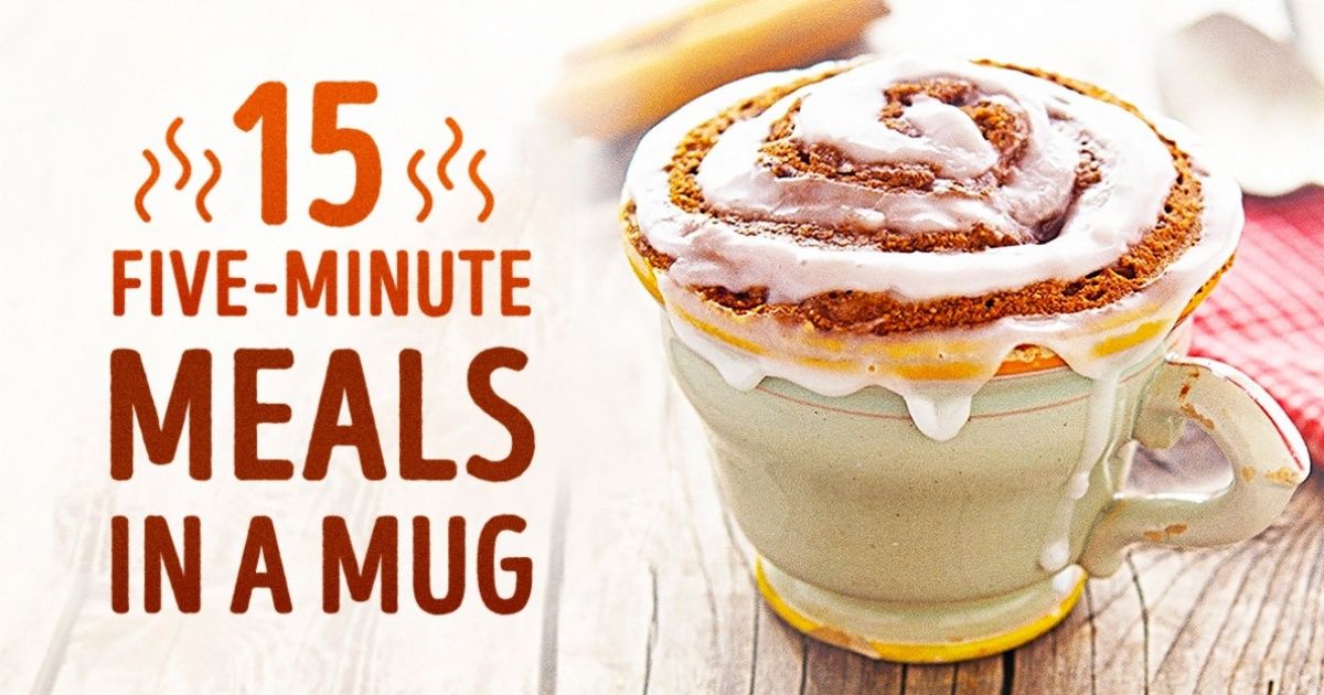 15 delicious and healthy meals you can make in a mug
