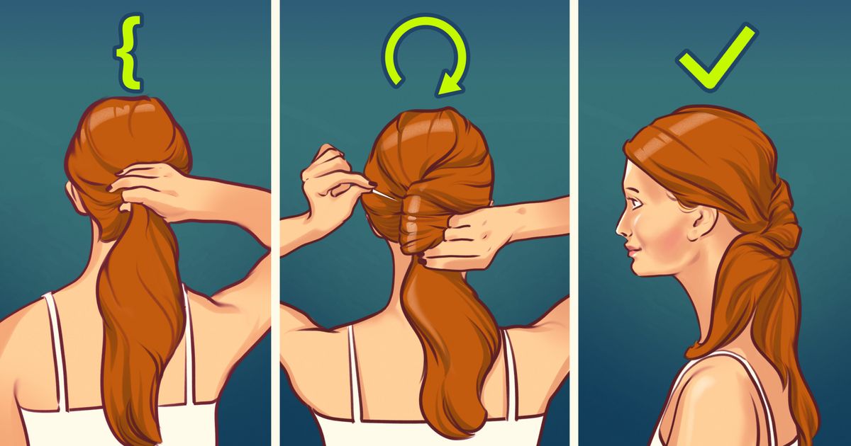 18 Easy Hairdos You Can Do Yourself / Bright Side