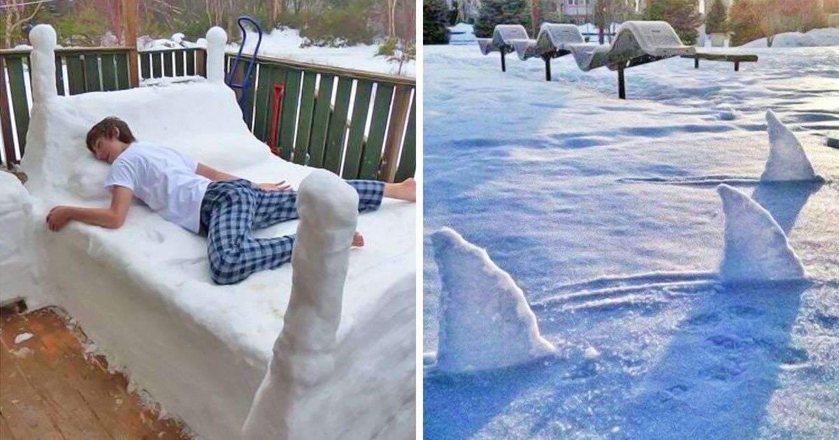 13 People Who Didn’t Let Their Sense of Humor Get Taken by a Snowstorm 13 People Who Didn’t Let Their Sense of Humor Get Taken by a Snowstorm