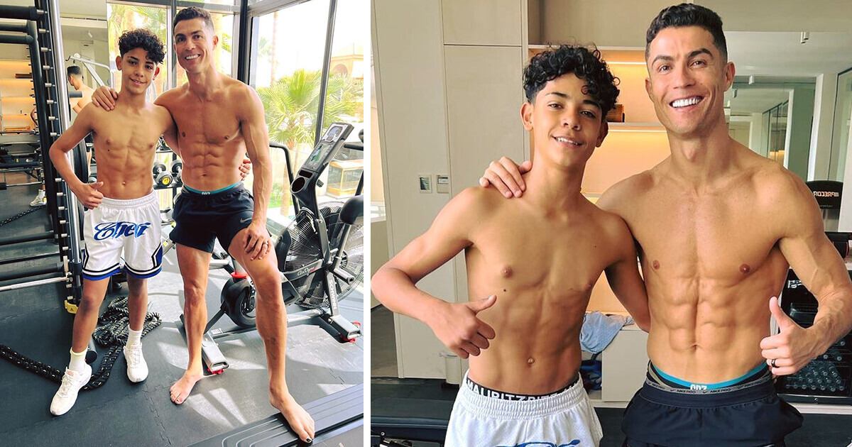 Cristiano Ronaldo’s Sweet Father-Son Moment Made People Notice an Unusual Detail