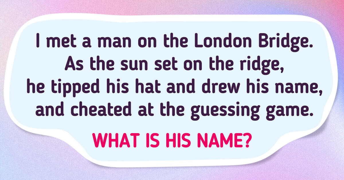 12 Viral Riddles That Will Leave You Stumped / Bright Side