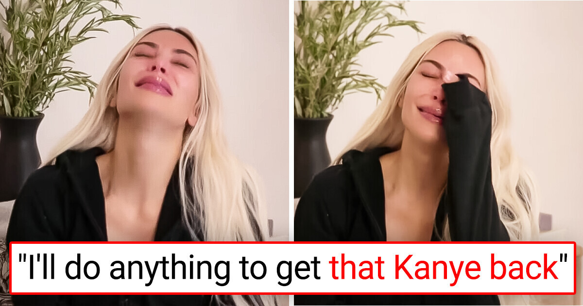 Kim Kardashian Breaks Down as She Talks About Ex-Husband Kanye West