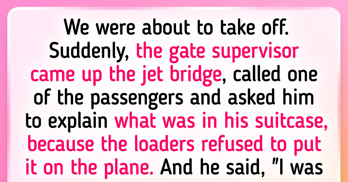 15 Amusing Stories That Occured on a Flight