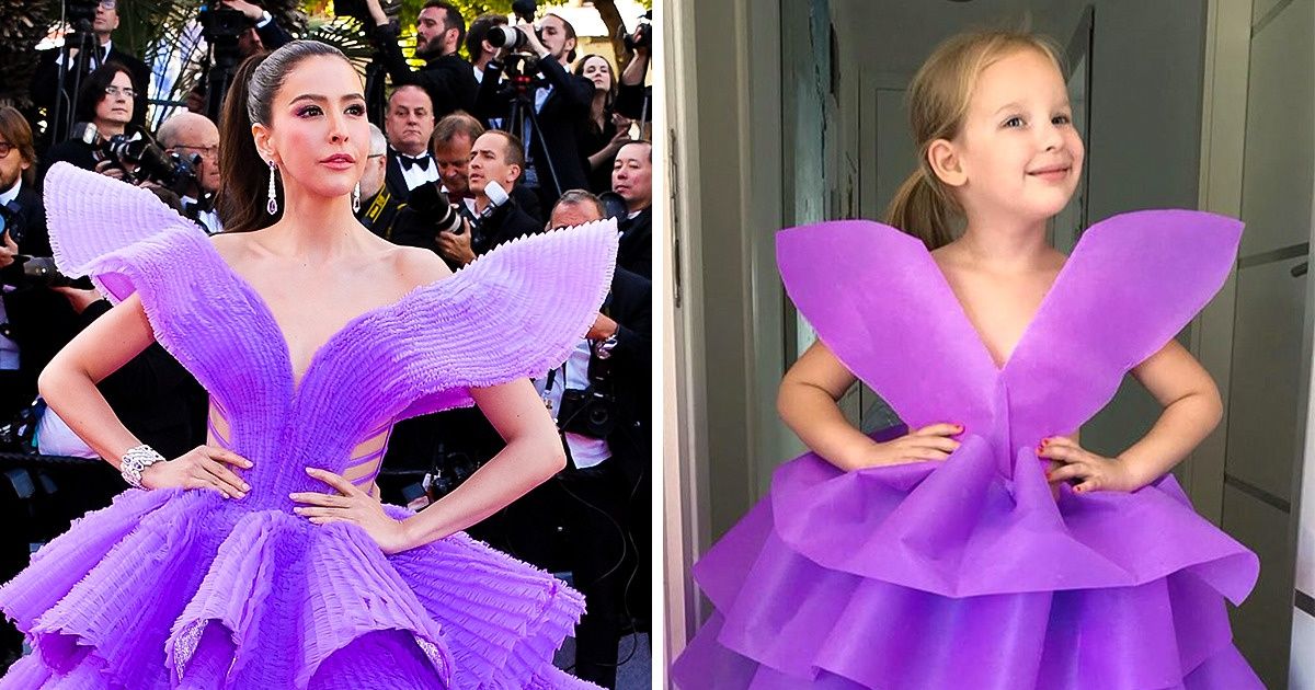 A Mom and Her 6-Year-Old Daughter Recreate Red Carpet Outfits That Outshine the Originals A Mom and Her 6-Year-Old Daughter Recreate Red Carpet Outfits That Outshine the Originals