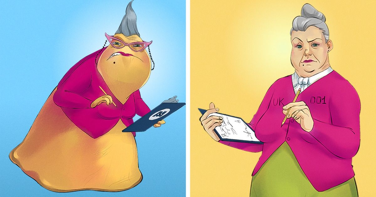 What the Characters From “Monsters, Inc.” Would Look Like if They Were  Human / Bright Side