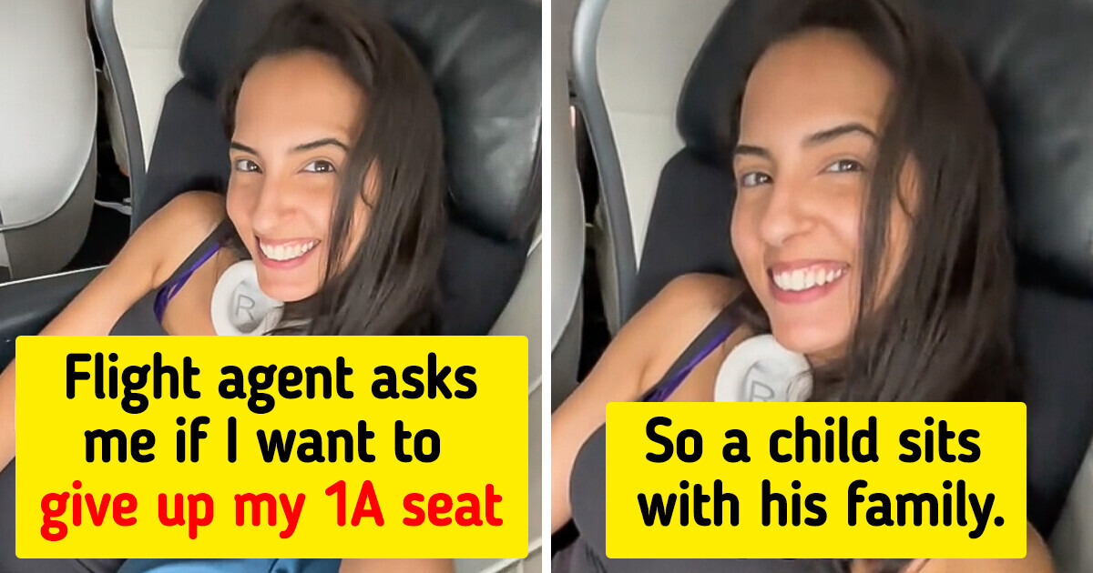 “I Am Not a Terrible Human Being,” a Woman Refused to Give Up Her First-Class Seat to a Child on Flight “I Am Not a Terrible Human Being,” a Woman Refused to Give Up Her First-Class Seat to a Child on Flight