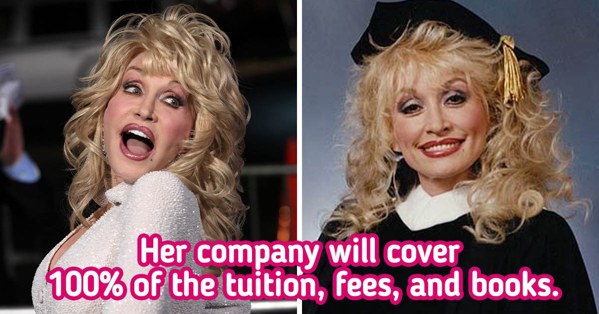 Dolly Parton Encourages Her Employees to Pursue College by Giving Full Scholarships