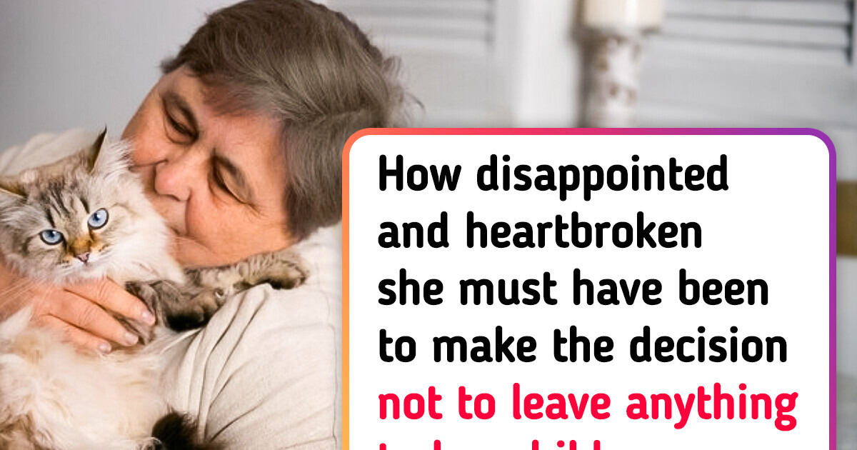 A Woman Leaves an Enormous Amount of Money to Pets, Not Kids Who Never Visited When She Was Sick