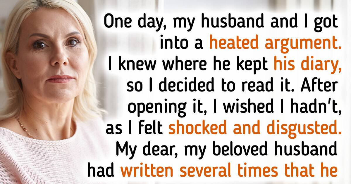 I Found a Heartbreaking Secret in My Husband’s Diary, I Don’t Feel Safe With Him Anymore I Found a Heartbreaking Secret in My Husband’s Diary, I Don’t Feel Safe With Him Anymore