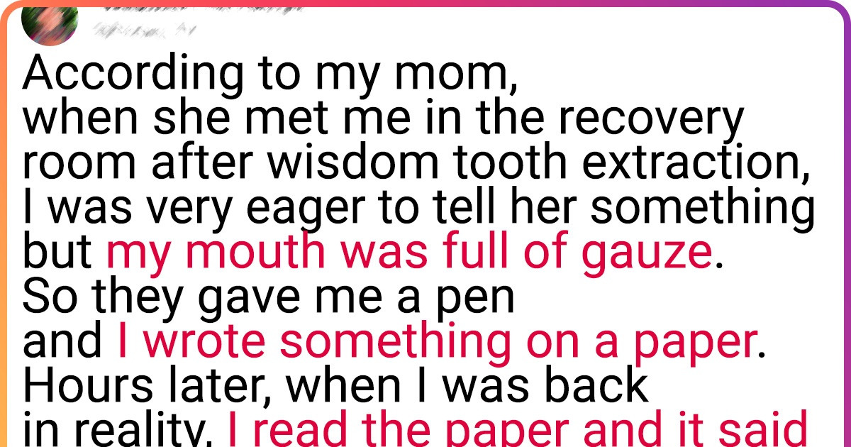 17 People Share the Most Hilarious Things They Said Right After Surgery 17 People Share the Most Hilarious Things They Said Right After Surgery