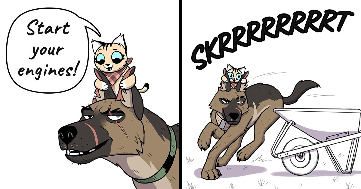 An Artist Makes Comics About Living With Animals, and 2.5 Million Followers Love Them An Artist Makes Comics About Living With Animals, and 2.5 Million Followers Love Them