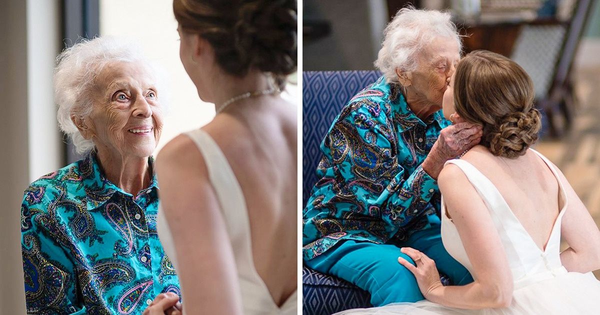 A Bride Secretly Brings a Wedding Dress to Her Sick Grandma to Share One Last Moment Together, and Even the Titanic Isn’t As Touching As Their Story