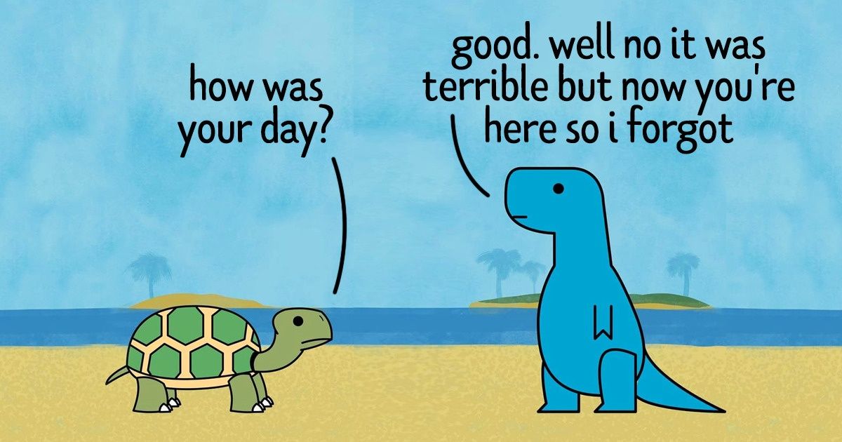 An Artist Creates Comics About Dinosaurs That Are So Human, We Completely Adore Them