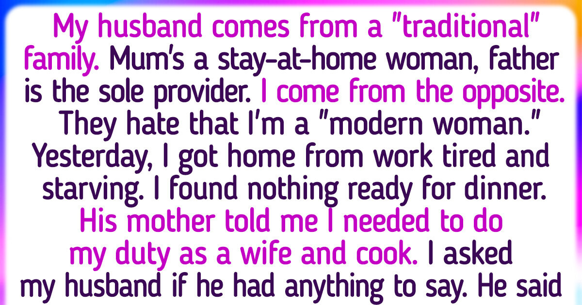 My In-Laws Want Me to Be a Stay-at-Home Wife, but I Refuse My In-Laws Want Me to Be a Stay-at-Home Wife, but I Refuse