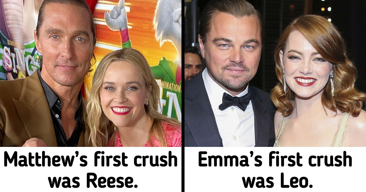 11 Times Actors Shared Their First Celebrity Crushes 11 Times Actors Shared Their First Celebrity Crushes