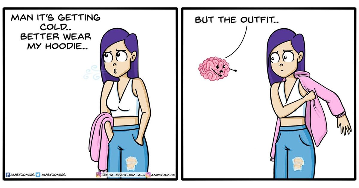 An Artist Draws Comics About Girls’ Everyday Lives That Every Girl Can Relate To An Artist Draws Comics About Girls’ Everyday Lives That Every Girl Can Relate To
