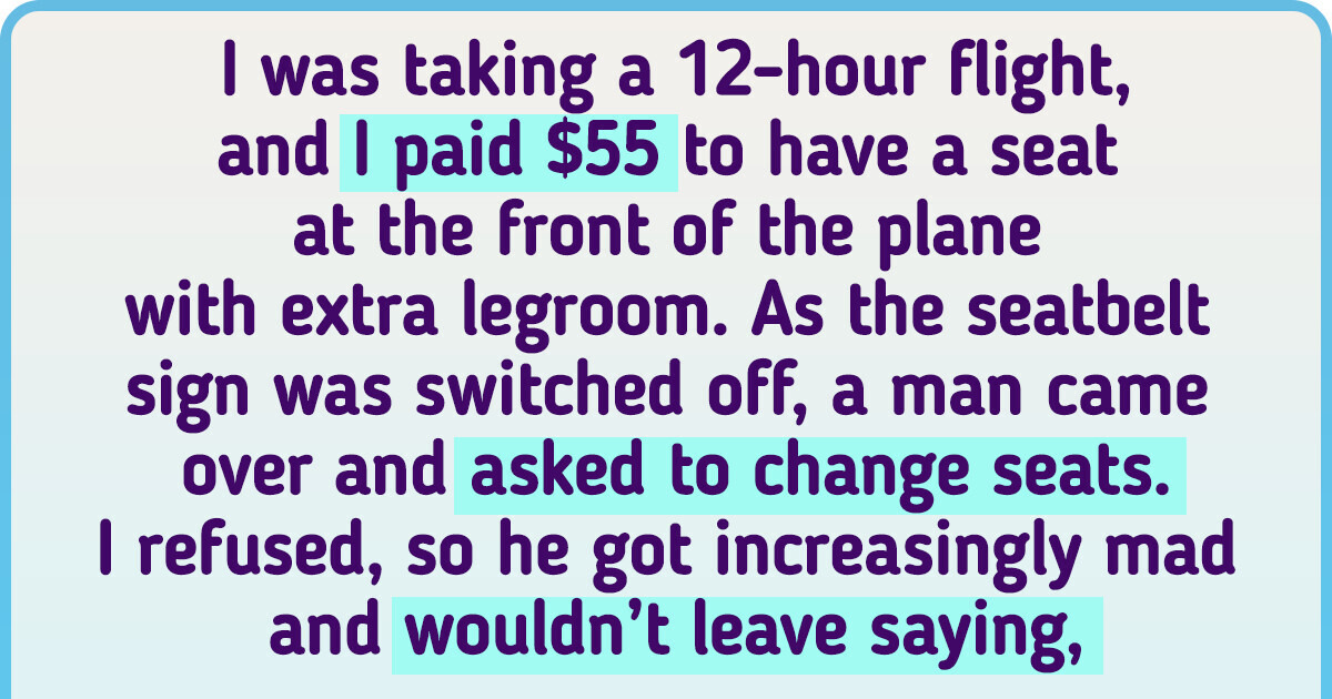 A Man Tried to Intimidate a Woman on the Plane, but She Turned Out to Be a Hard Target A Man Tried to Intimidate a Woman on the Plane, but She Turned Out to Be a Hard Target