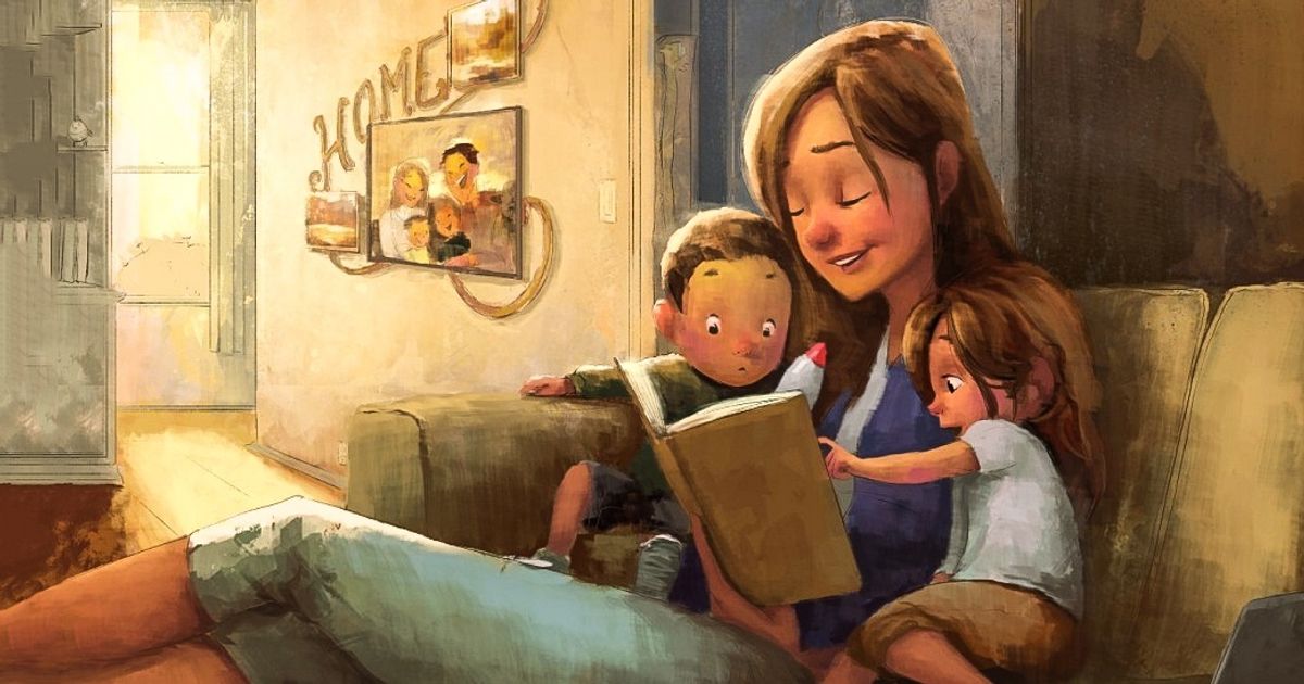 17 wonderfully tender illustrations dedicated to our beloved moms
