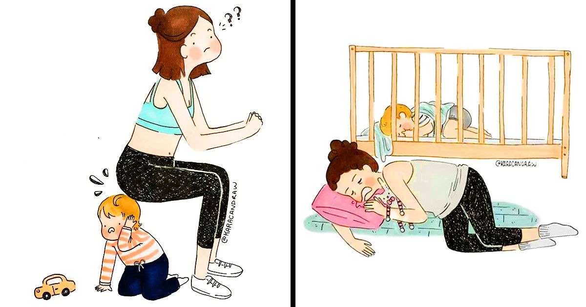 A Painter Shows Emotional Moments of Parenthood That Will Touch Every Mom’s Heart