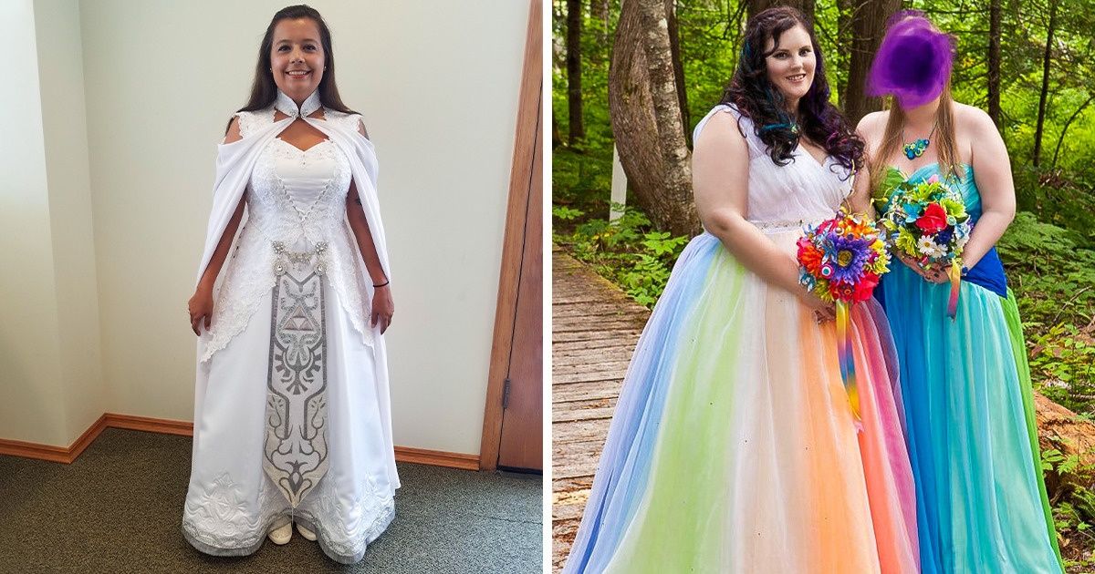 20 Brides Who Sewed Their Own Dream Dresses and Made Us All Jealous