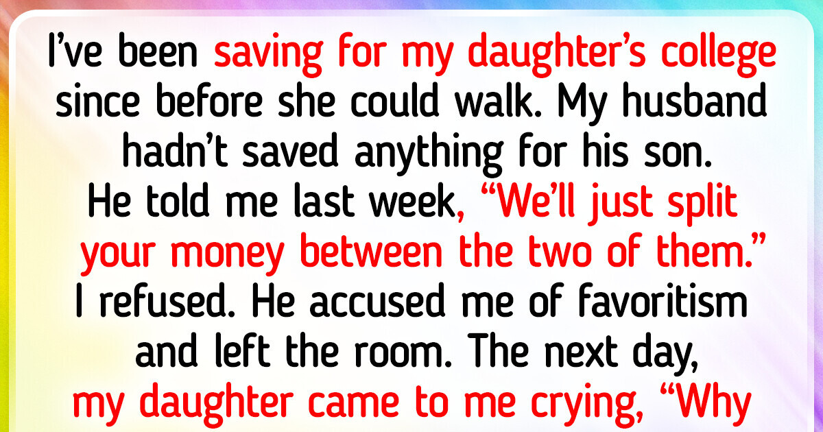 I'm Forced to Choose Between My Daughter and My Stepson I'm Forced to Choose Between My Daughter and My Stepson