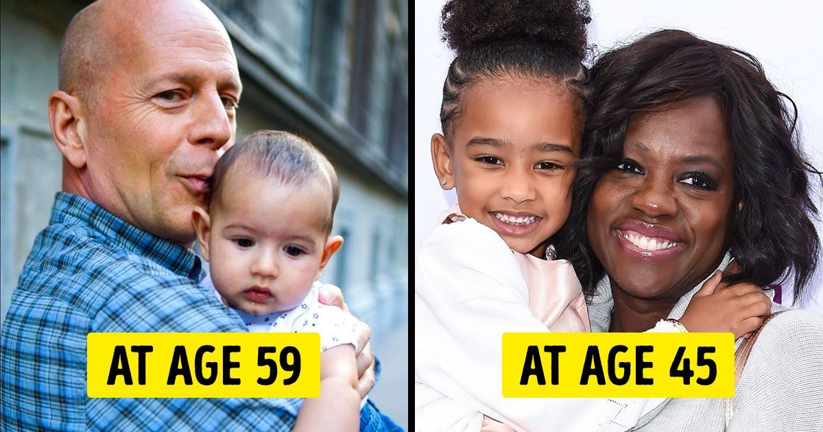 12 Celebrities Who Had Kids Later in Life and Weren’t Afraid to Start Over 12 Celebrities Who Had Kids Later in Life and Weren’t Afraid to Start Over