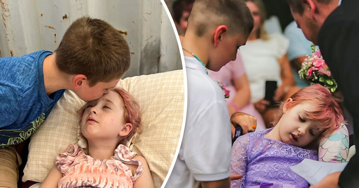 Little Girl Marries Her Childhood Crush Before Losing Leukemia Battle Little Girl Marries Her Childhood Crush Before Losing Leukemia Battle