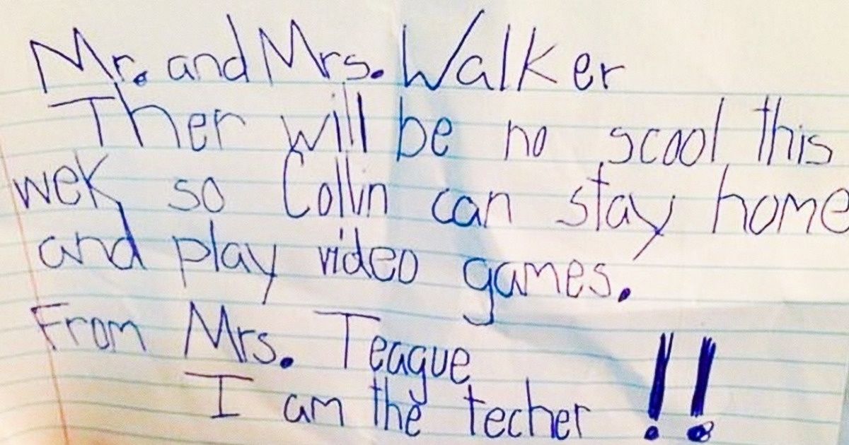 20 Notes From Kids That Are Better Than Any Hollywood Screenplay 20 Notes From Kids That Are Better Than Any Hollywood Screenplay