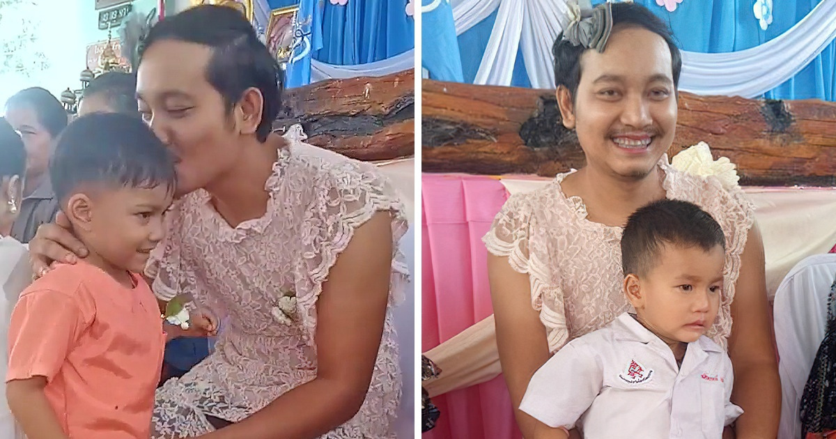 A Single Father Showed Up in a Dress to His Sons’ School for a Sweet Reason