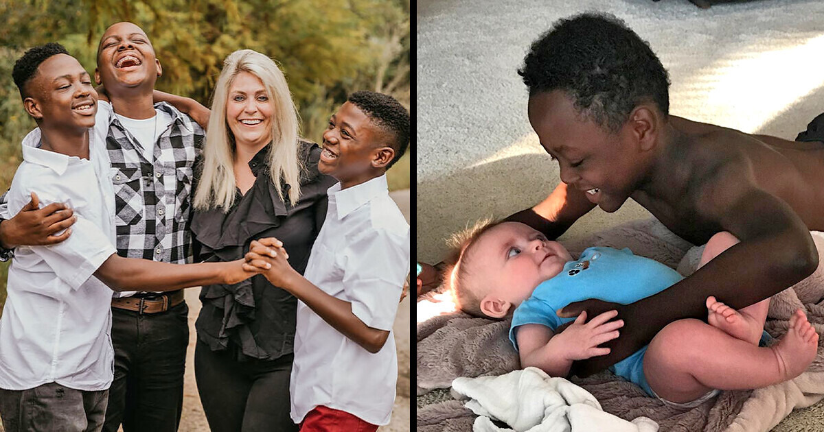 “My Son’s Brother Asked Me to Be His Mum Too,” Foster Mother Ends Up Adopting Three Siblings One by One “My Son’s Brother Asked Me to Be His Mum Too,” Foster Mother Ends Up Adopting Three Siblings One by One