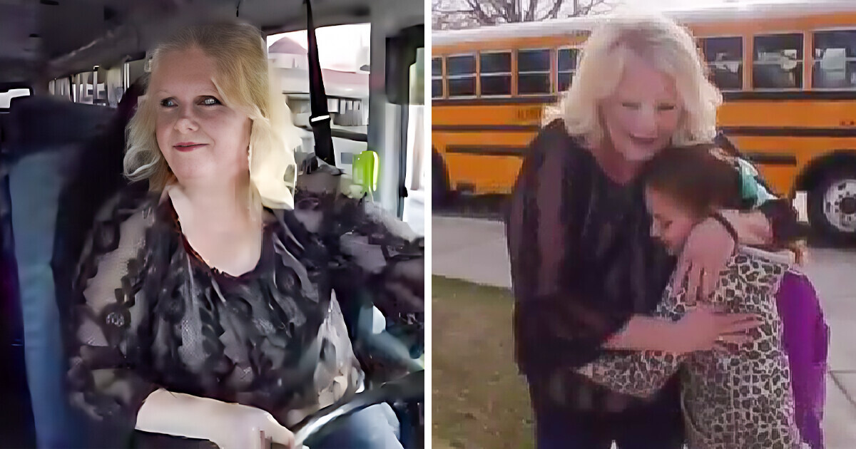 After Losing Her Mom, Little Girl Has Her Hair Braided Every Morning by Her School Driver