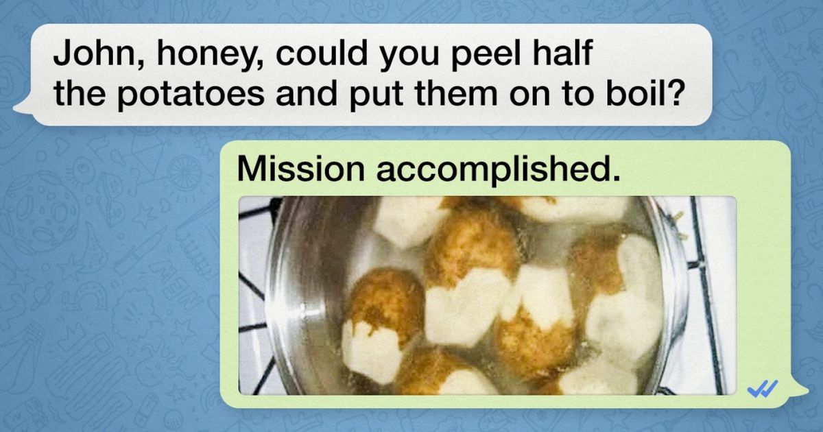 15 Priceless Text Convos Between Husbands and Wives