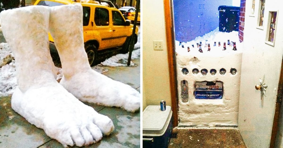 20 People Who Didn’t Leave Their Sense of Humor Buried Under the Snow ...