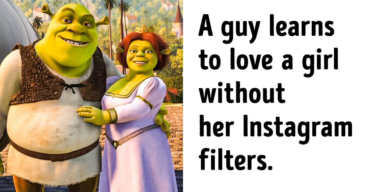 Shrek and Fiona  Explain a film plot badly, Shrek memes, Famous