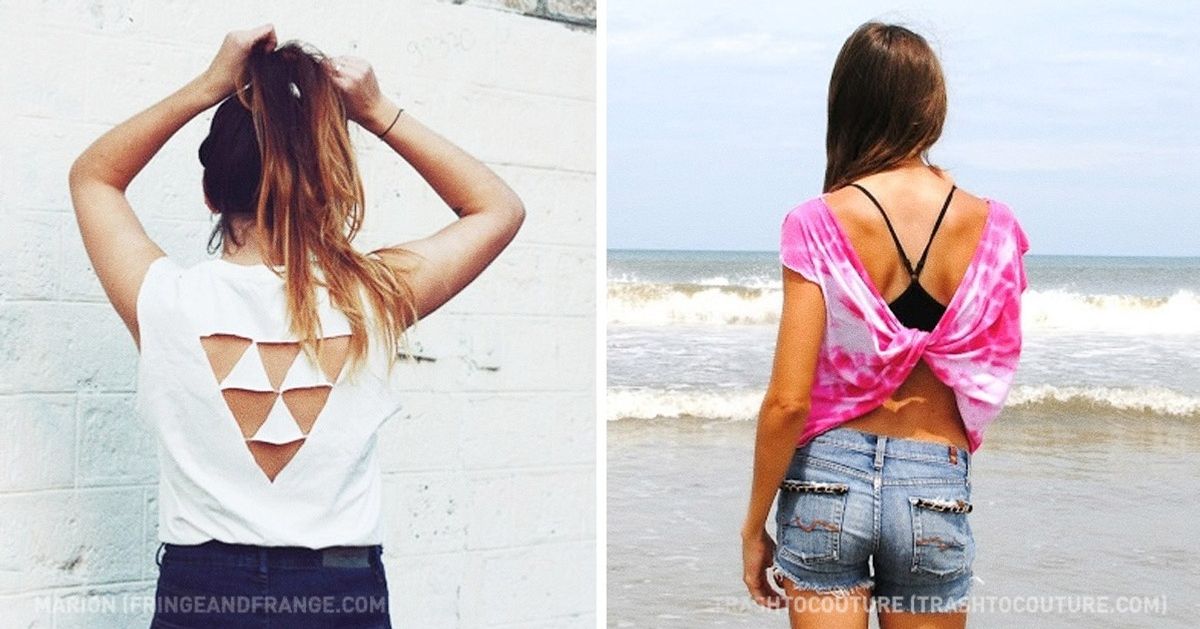 16 cool ways to transform an old T-shirt