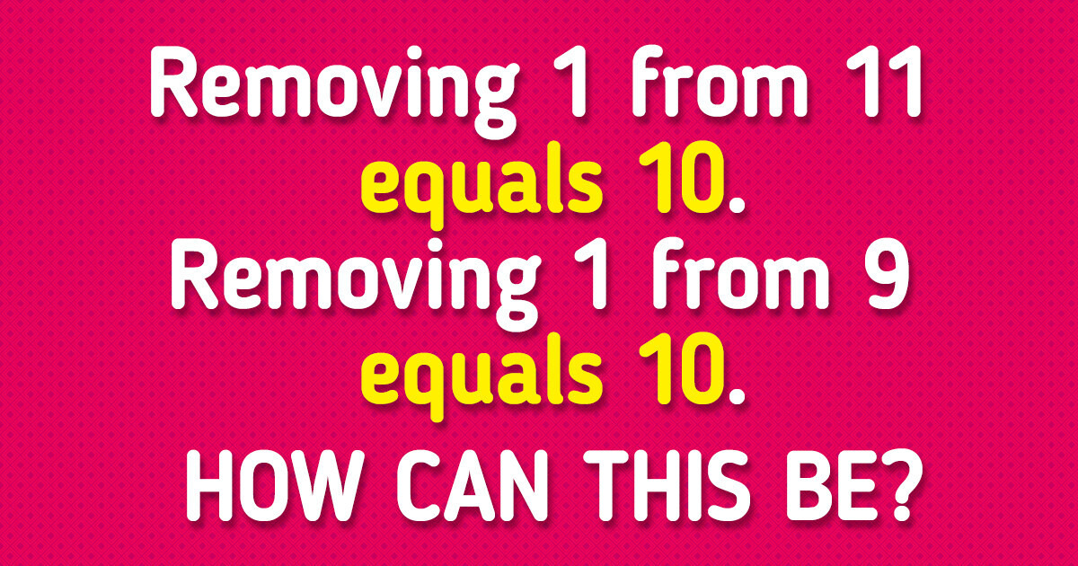 14 Riddles That Will Make You Dizzy