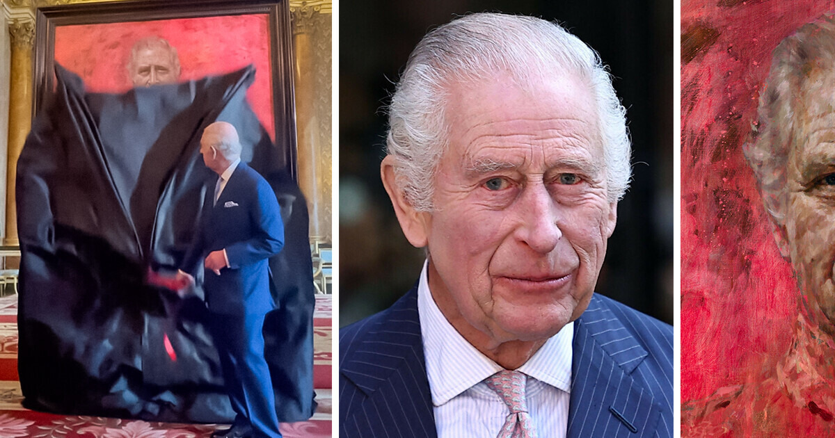 King Charles Reveals His First Official Portrait, and People Are Terrified King Charles Reveals His First Official Portrait, and People Are Terrified