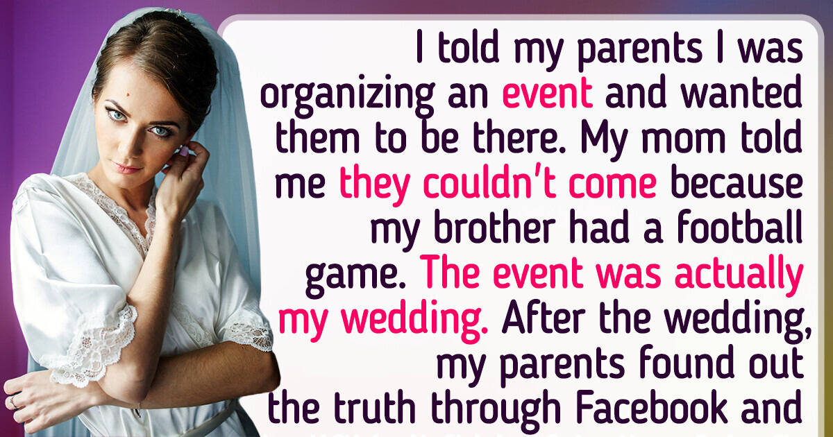 My Parents Ignored My Wedding Invitations; Now Our Family Is Shaming Them for Not Attending My Parents Ignored My Wedding Invitations; Now Our Family Is Shaming Them for Not Attending