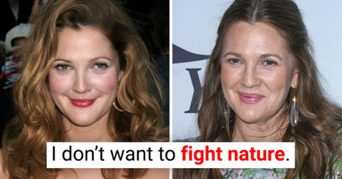 Drew Barrymore Proudly Embraces Aging and Speaks Up Against Plastic Surgery