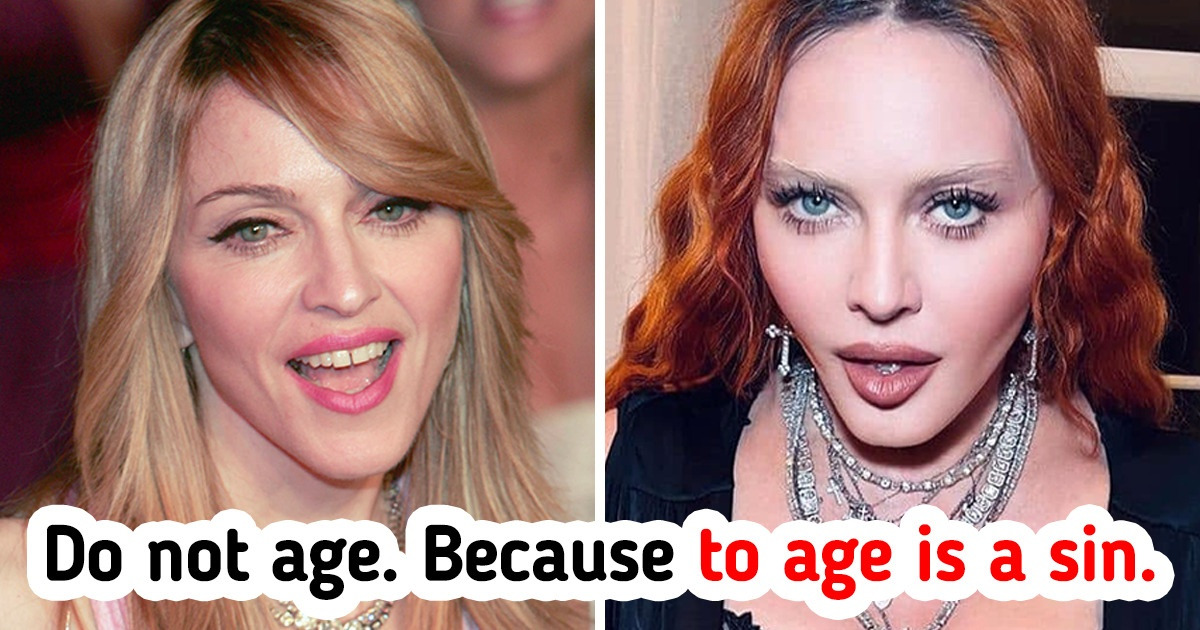 Unedited photos of Madonna have caused a scandal: it reveals the ugly truth  about how we view women aged 60+