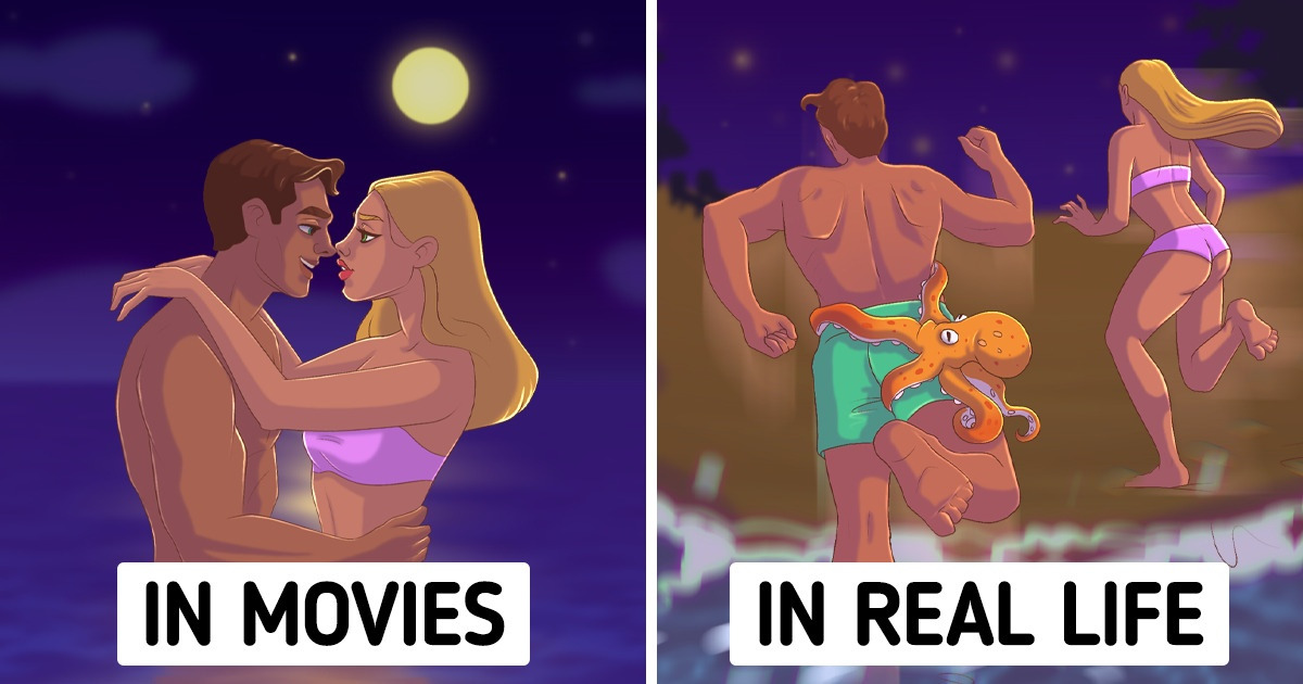 13 Comics That Show Relationships in Movies Are Much Different From Those in Real Life 13 Comics That Show Relationships in Movies Are Much Different From Those in Real Life