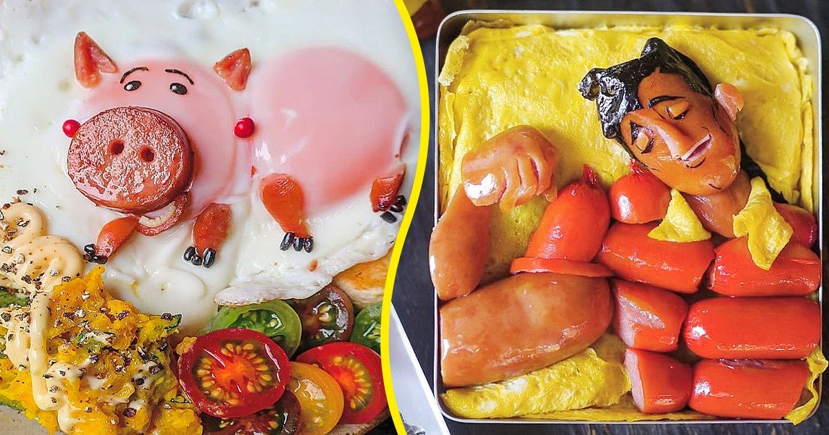A Mom Makes Cartoon-like Dishes That Were Born to Make You Squeal With Delight