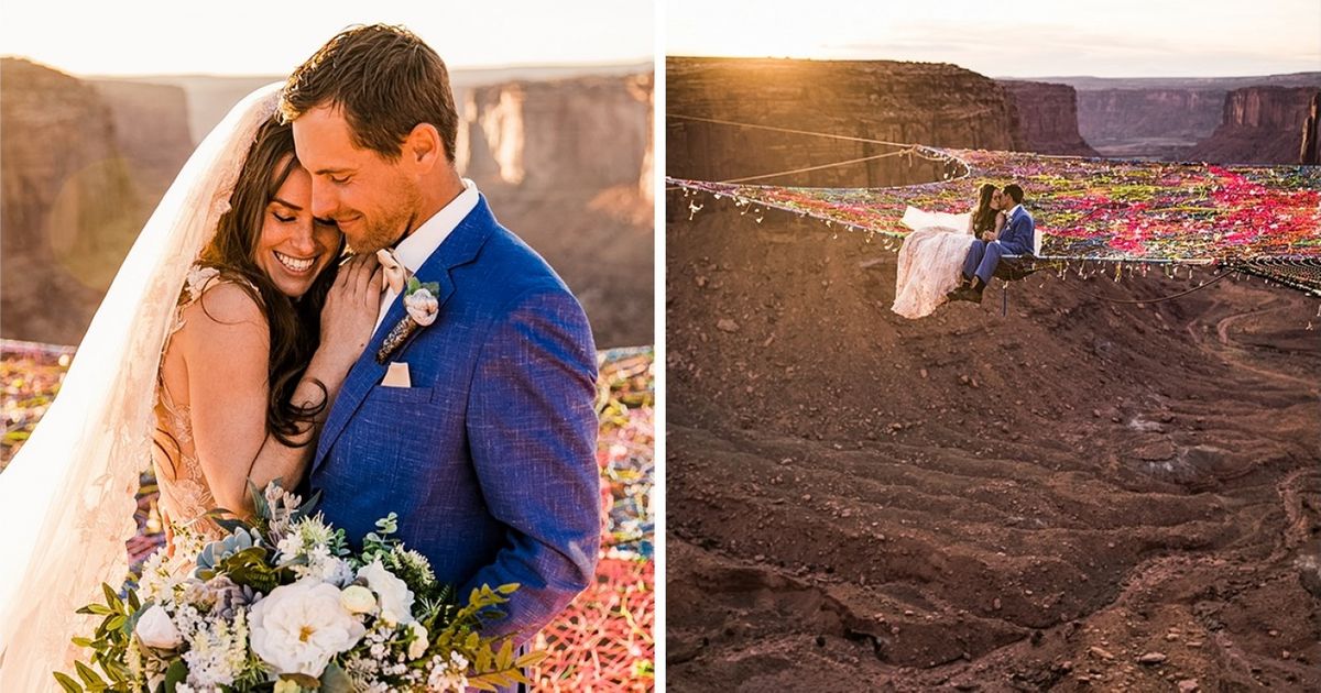 An American Couple’s Unique Wedding Photos Made the Entire World Gasp in Amazement