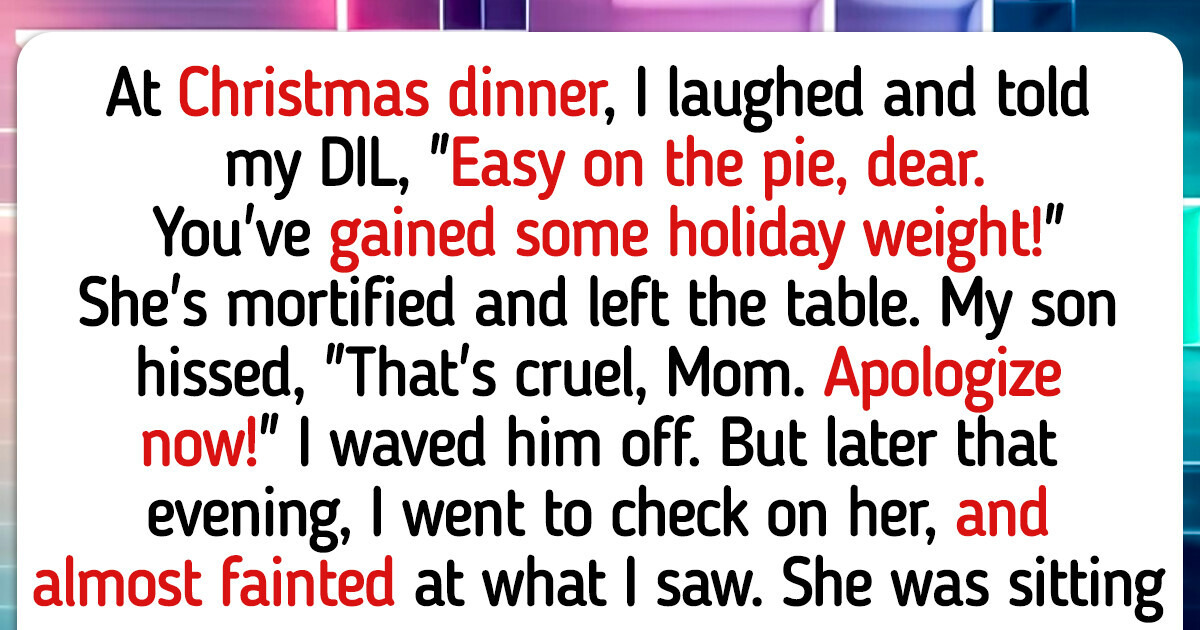 I Commented on My Daughter-in-Law’s Holiday Weight Gain—Now She’s Furious I Commented on My Daughter-in-Law’s Holiday Weight Gain—Now She’s Furious